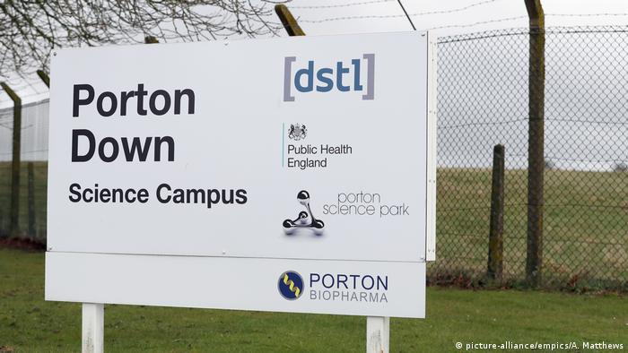 Großbritannien Porton Down Science Campus in Wiltshire (Foto: picture-alliance/empics/A. Matthews)