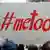 #metoo Protest Schriftzug