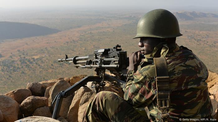 Cameroonian soldiers fighting Boko Haram in the far North Region