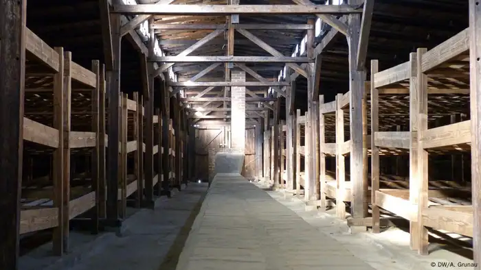 Memorial Auschwitz-Birkenau: los prisioneros fueron alojados en barracas con literas de tres pisos.
