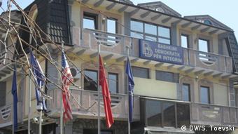 Mazedonien Hauptsitz der Partei DUI in Mala Recica