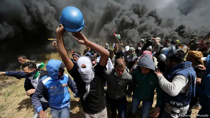 Proteste im Gazastreifen (Reuters/I. A. Mustafa)