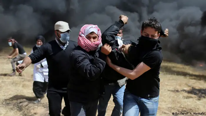 Proteste im Gazastreifen (Reuters/I. A. Mustafa)