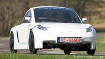 Prototyp eines Elektroautos der Loremo AG aus Marl