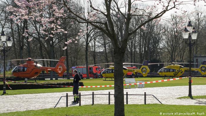 Deutschland Kleintransporter fährt in Münster in Menschenmenge - Tote und Verletzte