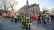 First responders on the scene after a van rams into a crowd of people in Münster First responders on the scene after a van rams into a crowd of people in Münster