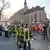 First responders on the scene after a van rams into a crowd of people in Münster
