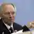 Wolfgang Schaeuble gesturing with his hand