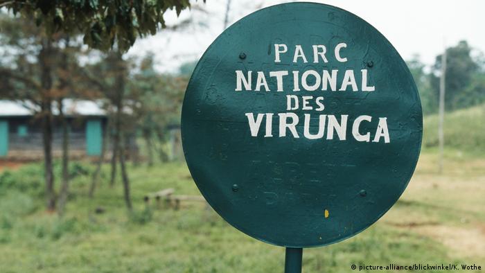  sign of Virunga National Park, Democratic Republic of the Congo, Virunga National Park 