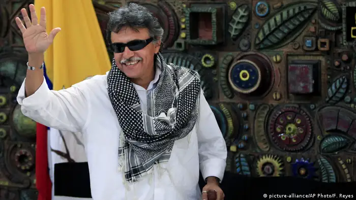 Kuba Seusis Pausias Hernández Solarte alias Jesus Santrich in Havana (picture-alliance/AP Photo/F. Reyes)