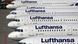 Самолеты Lufthansa в аэропорту Франкфурта-на-Майне Самолеты Lufthansa в аэропорту Франкфурта-на-Майне
