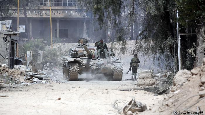 Syrien Duma Armee-Panzer