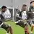 David Alaba, Jerome Boateng und Niklas Süle beim Training des FC Bayern München