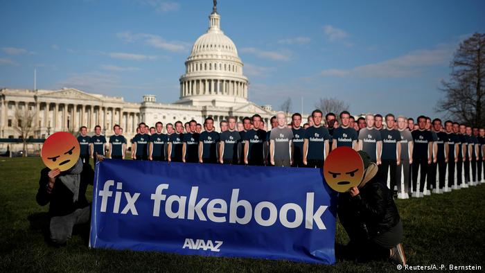 USA Facebook-Chef Zuckerberg sagt vor Handelsausschuss des Repräsentantenhauses zu Skandal um Missbrauch von privaten Nutzerdaten aus
