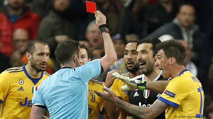 Champions League Real Madrid vs Juventus Turin | Rote Karte Buffon