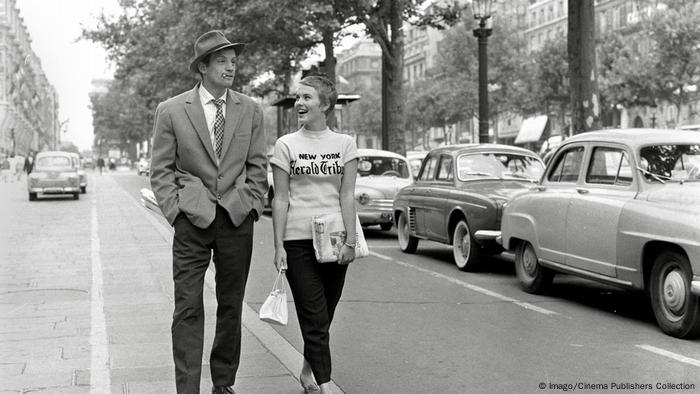 Serseri Aşıklar filminde Jean Paul Belmondo ile Jean Seberg