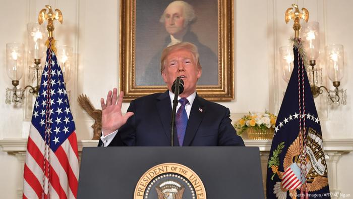 USA - Trump ordnet Militärschlag auf Syrien an (Getty Images/AFP/M. Ngan)