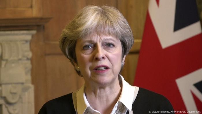 Syrien - Militärschlag - Theresa May (picture alliance/AP Photo/UK Government)