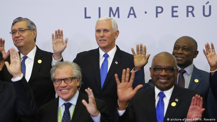 US VP Mike Pence at the Summit of the Americas