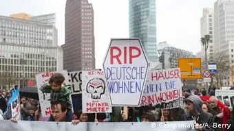 BdT Berlin Proteste gegen steigende Mieten