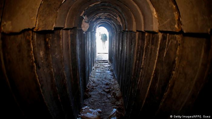 Israel Palästina Tunnelsystem bei Kissufim (Getty Images/AFP/J. Guez)