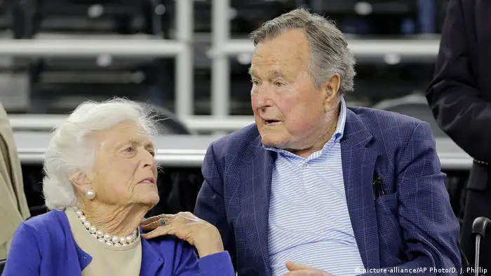 USA: Das ehemalige Präsidentenpaar Barbara und George Bush