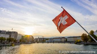 Schweiz Genf Rhone