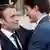 Frankreich Macron und Trudeau sind Freunde