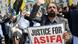 Demonstrators stage a protest against the visit by India's Prime Minister Narendra Modi opposite Downing Street in London Demonstrators stage a protest against the visit by India's Prime Minister Narendra Modi opposite Downing Street in London