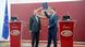 EU-Kommisar Johannes Hahn mit mazedonischem Ministerpräsidenten Zoran Zaev EU-Kommisar Johannes Hahn mit mazedonischem Ministerpräsidenten Zoran Zaev