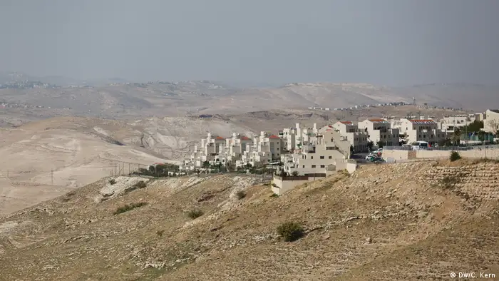 General view of the Israeli settlement of Maale Adumim