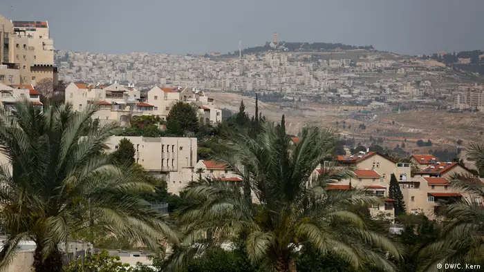 General view of the Israeli settlement of Maaleh Adumim 