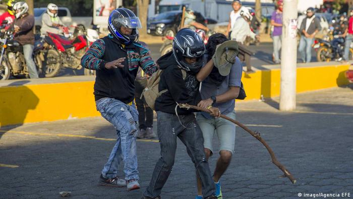 Nicaragua Proteste gegen Reform des Sozialversicherungsinstituts (imago/Agencia EFE)