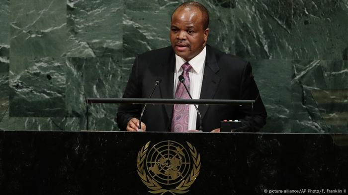 Mswati III. in New York