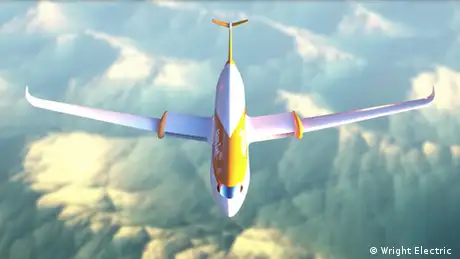 Umweltfreundliches Fliegen mit Elektroflugzeuge, Beispiel Easyjet Wright Electric (Wright Electric )