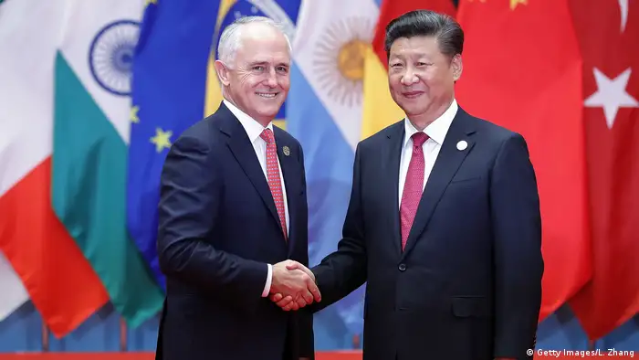 Xi Jinping Malcolm Turnbull 