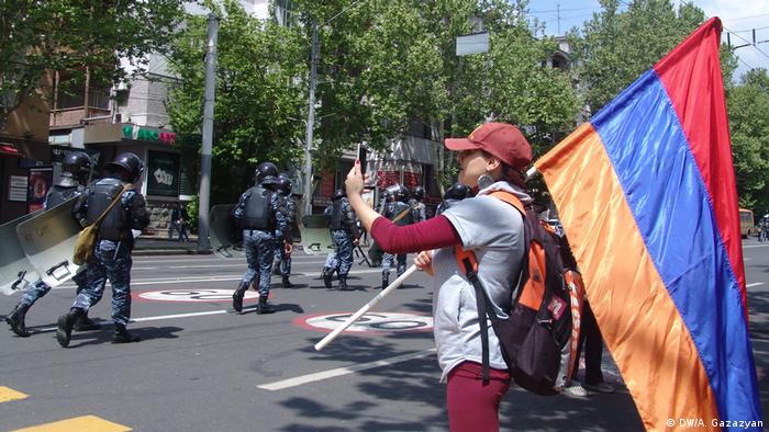 Протесты в Ереване, 22 апреля 2018 года