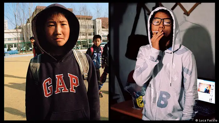 Два подростка - из Северной и Южной Корей
