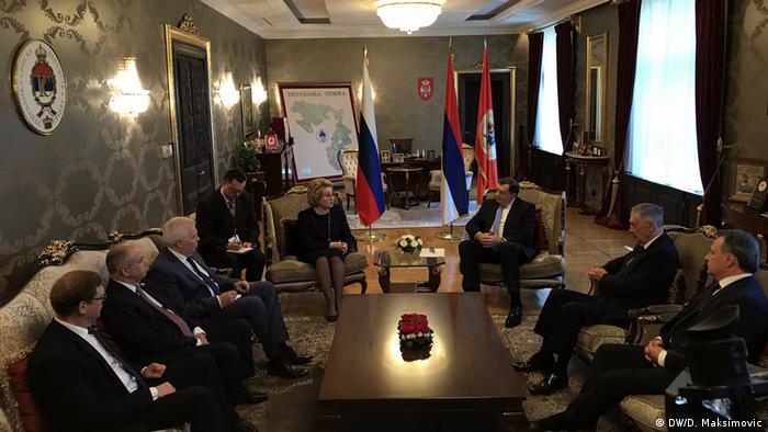 Rusische Delegation zum Besuch in Bosnien Herzegowina