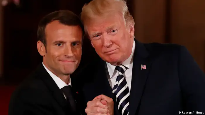 USA Washington - Donald Trump trifft Emmanuel Macron (Reuters/J. Ernst)