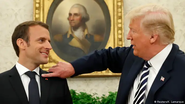 USA Washington - Donald Trump trifft Emmanuel Macron (Reuters/K. Lamarque)