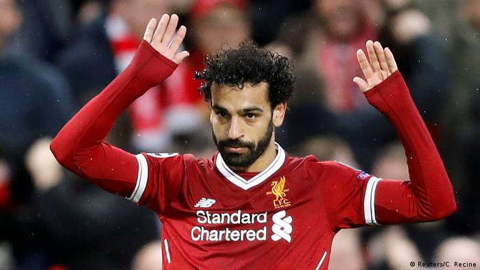 Champions League Liverpool vs AS Rom Salah (Reuters/C. Recine)
