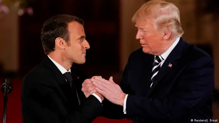 Washington Donald Trump empfängt Macron (Reuters/J. Ernst)