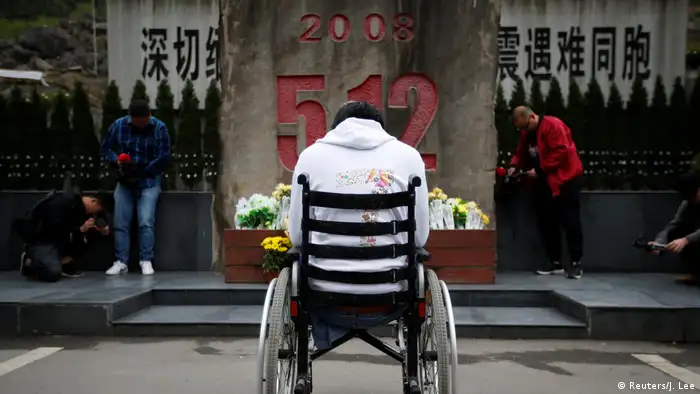 China BG 10 Jahre Erdbeben Sichuan (Reuters/J. Lee)