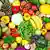 خضراوات وفواكه طازجة مفيدة لصحة الجسم