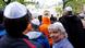 Berliners wear the kippa during a demonstration against anti-Semitism Berliners wear the kippa during a demonstration against anti-Semitism