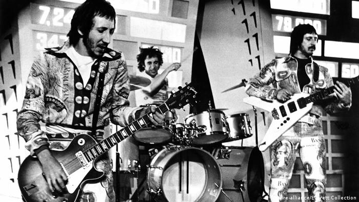 Keith Moon und The Who bei einem Auftritt. (picture-alliance/Everett Collection)