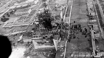 Ruins of the Chernobyl plant
