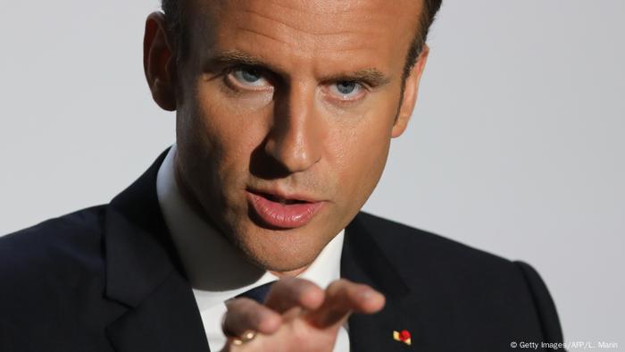 USA Präsident Macron Besuch (Getty Images/AFP/L. Marin )