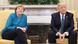 Trump schüttelt Merkel nicht die Hand Trump schüttelt Merkel nicht die Hand